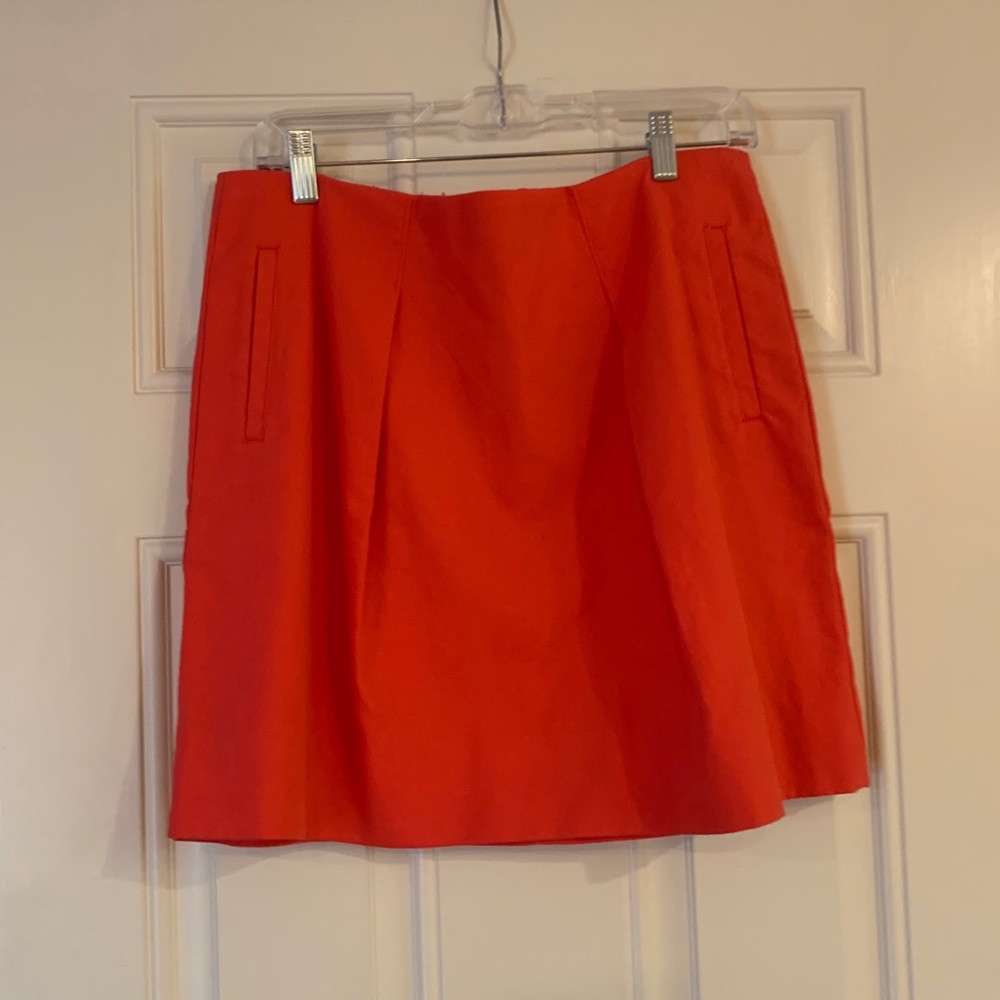 J Crew skirt- red/orange